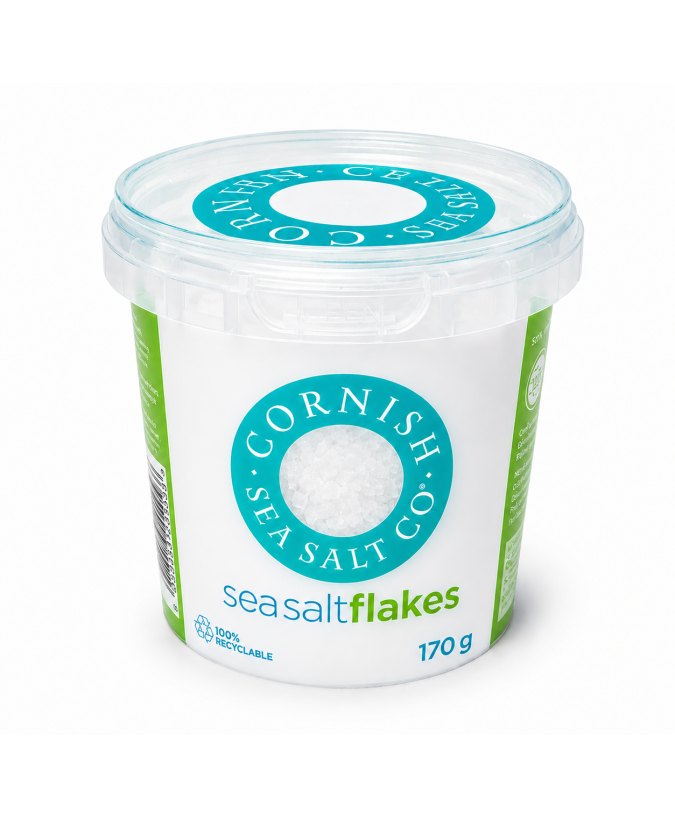 Cornish Sea Salt Flakes 170g – płatki soli morskiej | Saltandmore