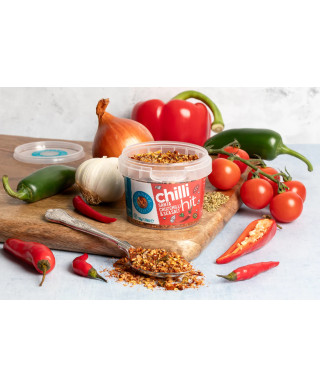 Sól morska w płatkach z chilli 50g | Cornish Sea Salt