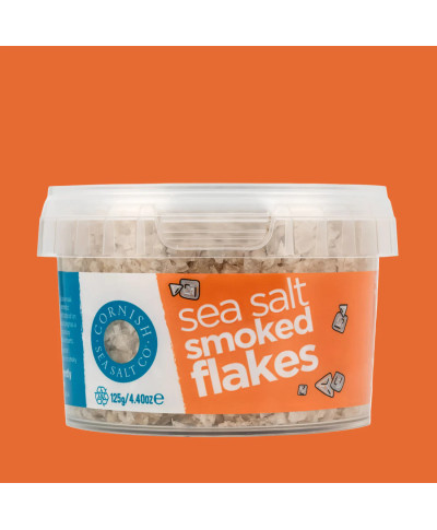 Wędzona Sól Morska Cornish w Płatkach 125 g | Naturalnie Wędzona