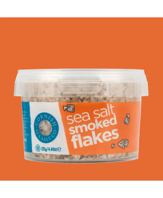 Wędzona Sól Morska Cornish w Płatkach 125 g | Naturalnie Wędzona