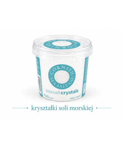 Cornish Sól Morska Kryształki 225 g | Naturalna Sól z Kornwalii