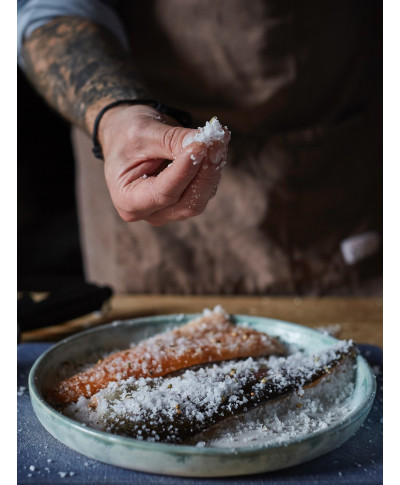 Płatki Soli Morskiej Cornish Sea Salt 1 kg | Wiaderko/Premium