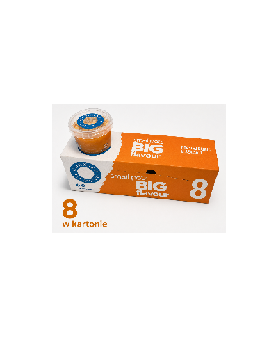 Sól morska w płatkach z czosnkiem-55g. Cornish Sea Salt Flakes.